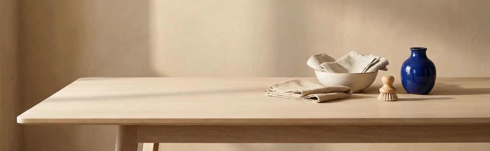 Everyday objects arranged with care