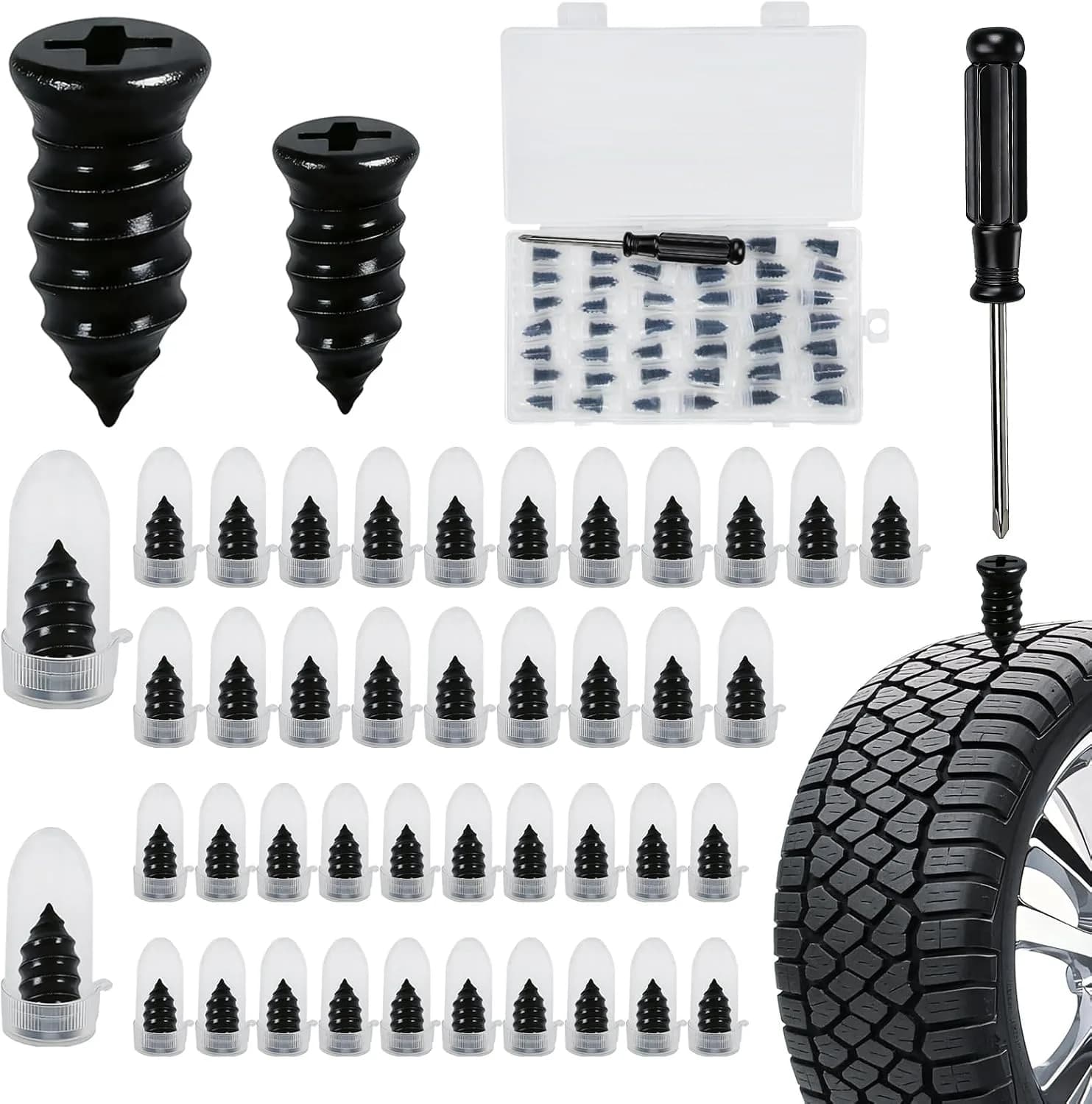 tire repair plug kit lifestyle view