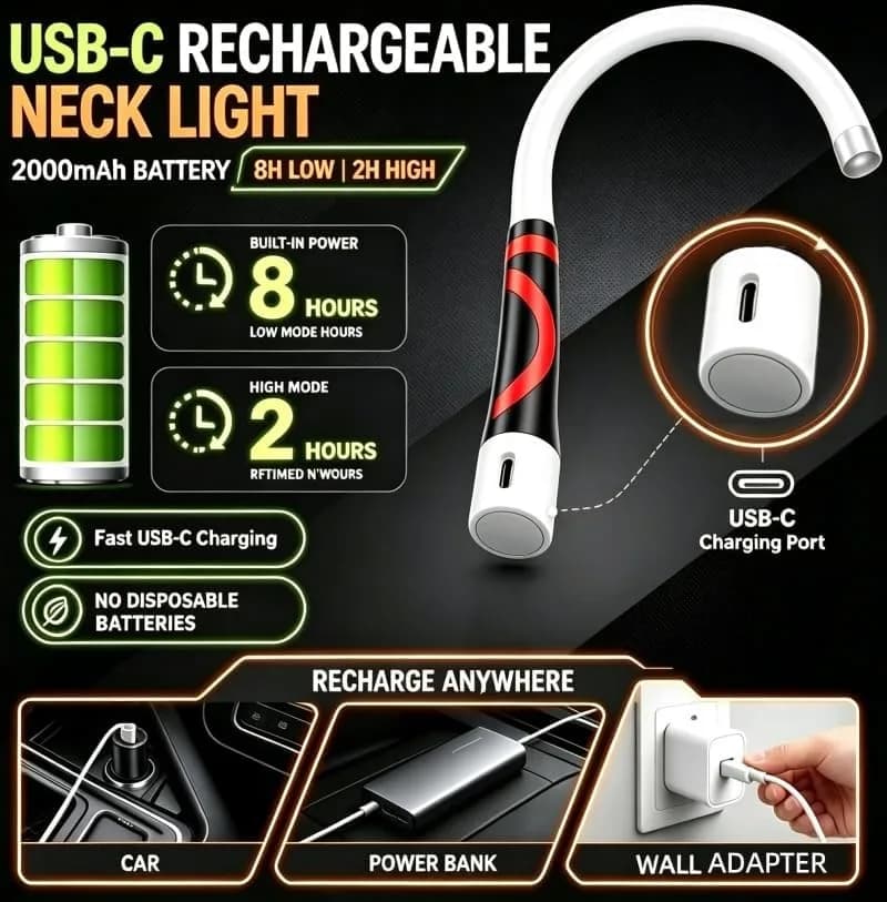 flexible LED flashlight stick key features