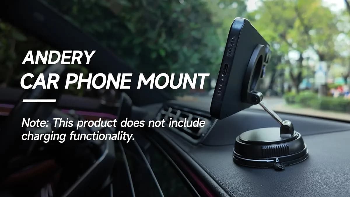 magnetic car phone mount package contents