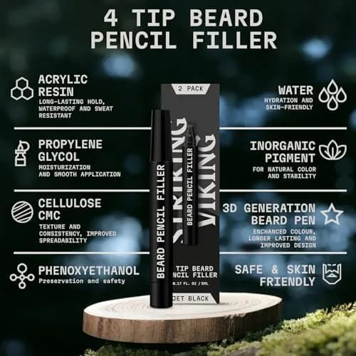beard filler pen kit close-up detail