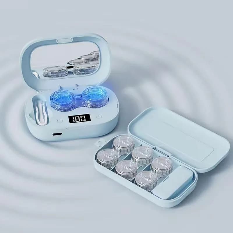 ultrasonic contact lens cleaner