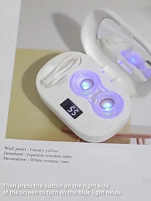 ultrasonic contact lens cleaner package contents