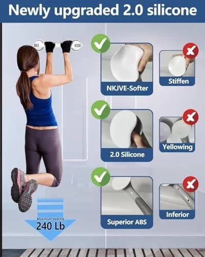 suction cup shower grab bar in use