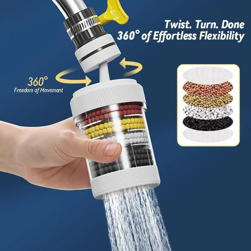 faucet water filter how to use