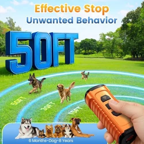 ultrasonic dog bark deterrent key features