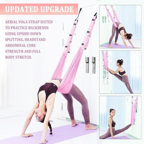 leg stretcher strap in use
