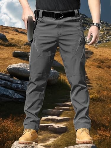 men's tactical cargo pants in use