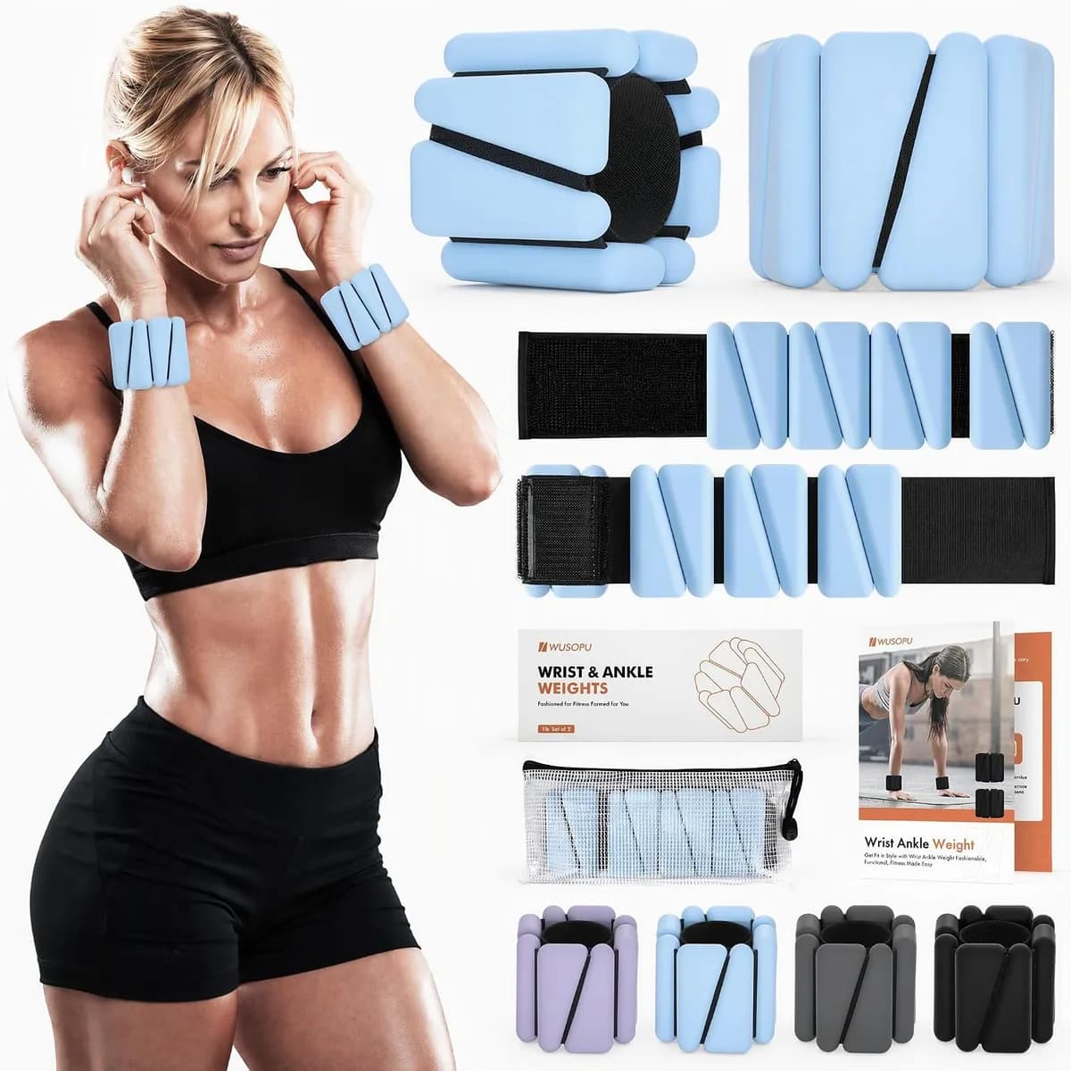 adjustable wrist and ankle weights in sea